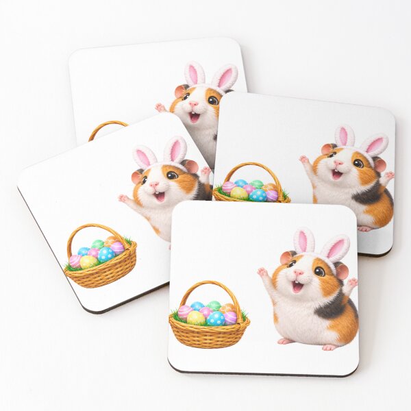 Item preview, Guinea Pig Easter Excitement designed and sold by Sillytoe.