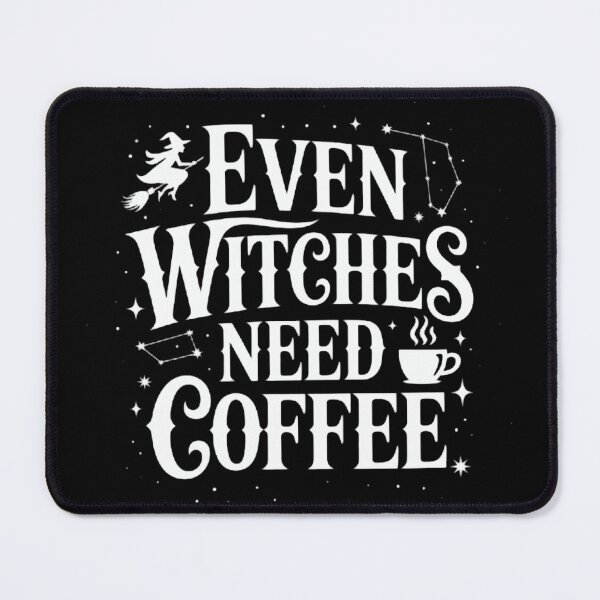 Item preview, Even Witches Need Coffee Detailed Halloween Witchy Gift designed and sold by Zizo-DR44.