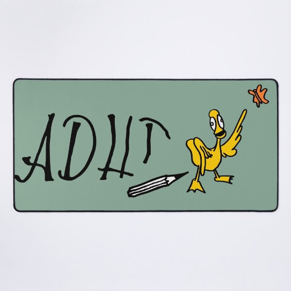 Item preview, ADHD Duck – Easily Distracted by a Butterfly designed and sold by Tonband.