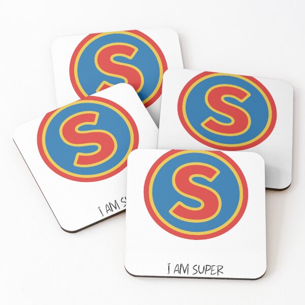 Item preview, I Am Super Positive Affirmation Retro S Emblem Graphic designed and sold by DVNarts.