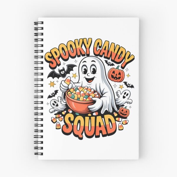 Item preview, Spooky Candy Squad, Funny Ghost Candy Corn Halloween Sleeveless Tank Top designed and sold by elachhabdesign.