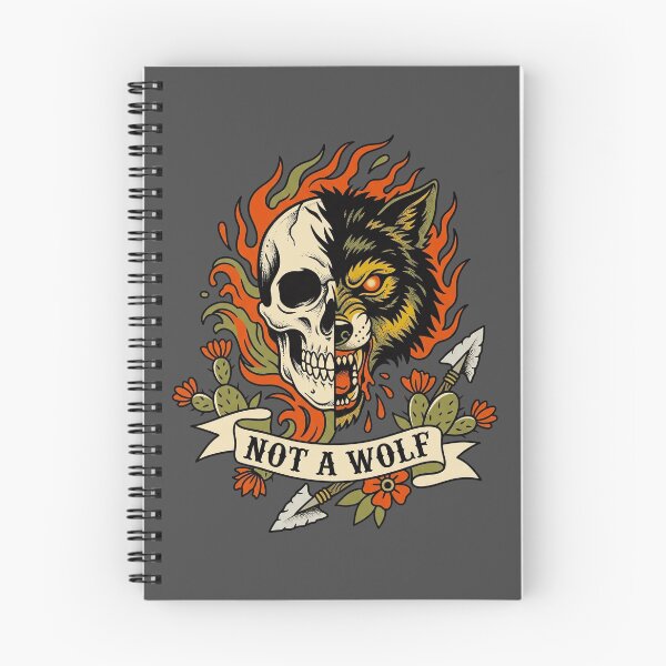Item preview, Not A Wolf Traditional Tattoo - Skinwalker designed and sold by Fictional Ink Society.