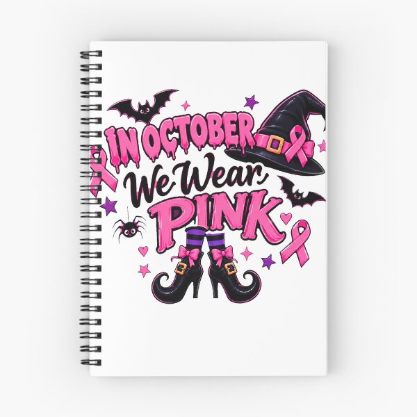 Item preview, Funny Halloween witch breast cancer awareness designed and sold by QuiteOrbit.