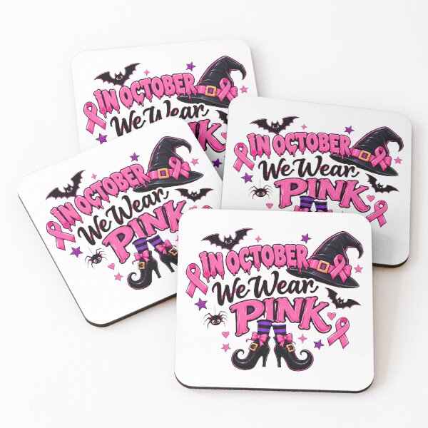 Item preview, Funny Halloween witch breast cancer awareness designed and sold by QuiteOrbit.