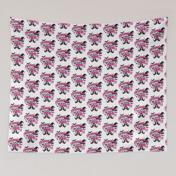 Item preview, Funny Halloween witch breast cancer awareness designed and sold by QuiteOrbit.
