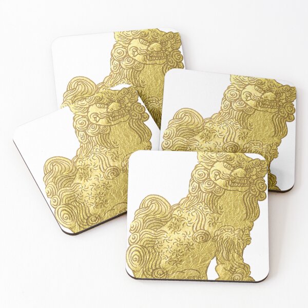 Item preview, Heavy Texture Golden Lion Artwork designed and sold by OsakaYumeWorks.