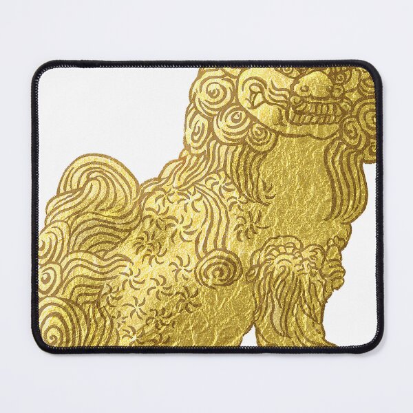 Item preview, Heavy Texture Golden Lion Artwork designed and sold by OsakaYumeWorks.