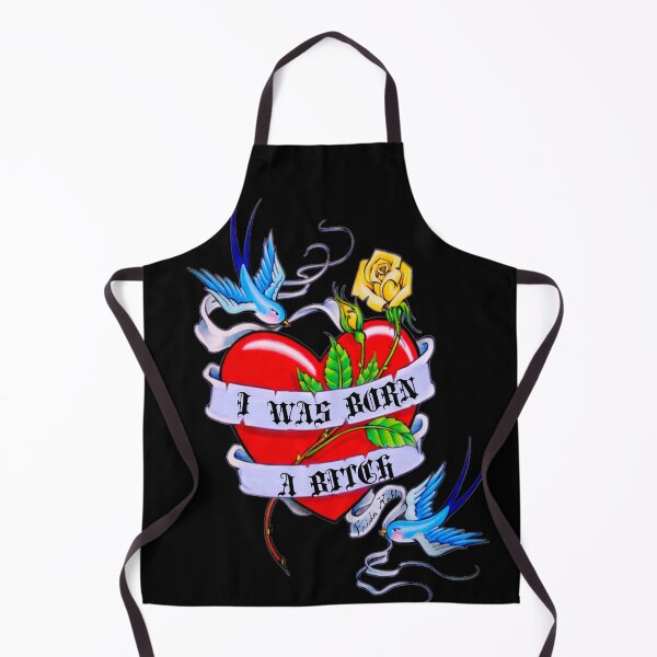 Item preview, Frida Kahlo Tattoo Quote I Was Born A Bitch designed and sold by FridaArtGallery.