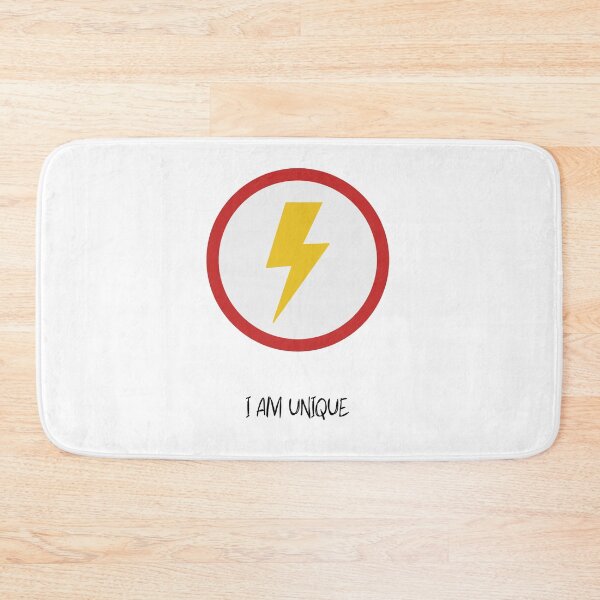Item preview, I Am Unique Positive Affirmation Lightning Bolt Graphic designed and sold by DVNarts.