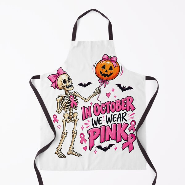 Item preview, breast cancer awareness Funny Halloween Skeleton Pumpkin Balloon designed and sold by QuiteOrbit.