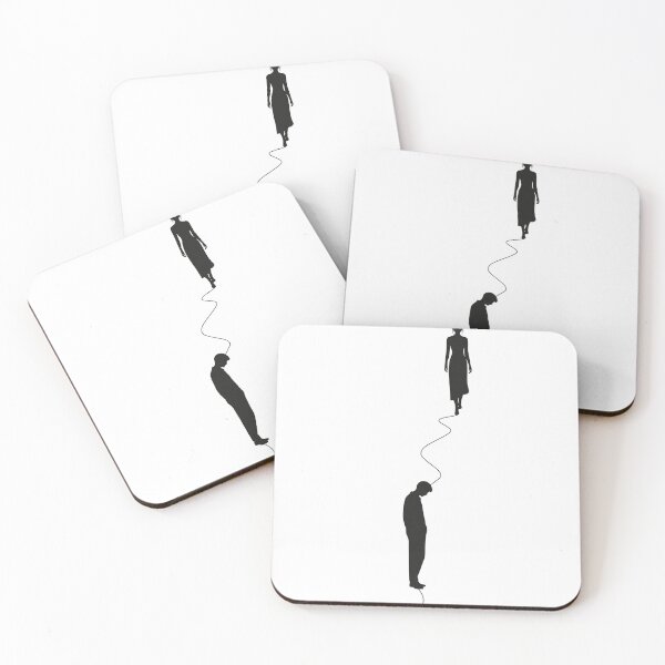 Item preview, Minimalist Relationship Breakup Art, Relationship Art, Breakup Print, Emotional Couple Artwork, Black And White Print designed and sold by Studio pod Burom.