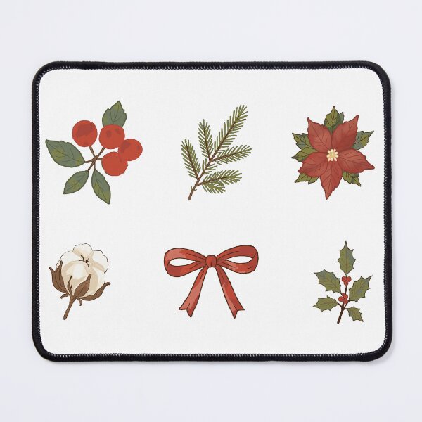 Item preview, Hand Drawn Winter Botanicals Christmas Set designed and sold by sdcreations210.