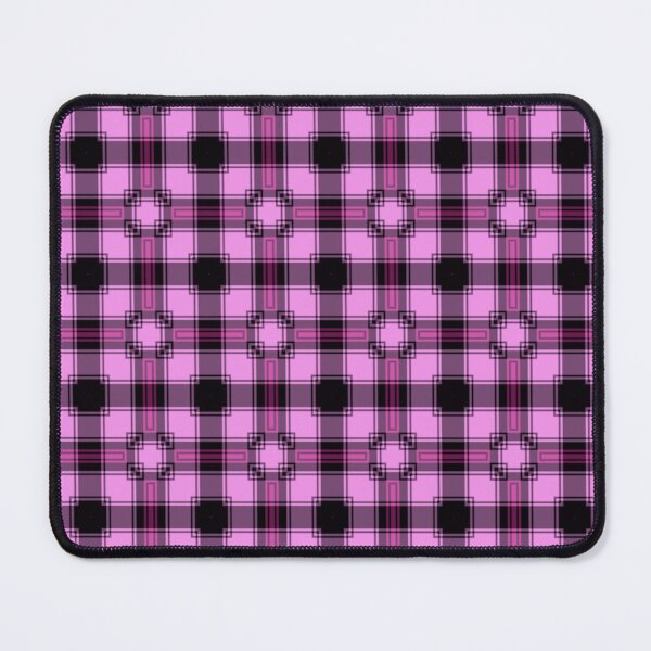 Item preview, Pink Purple and Black Geometric Plaid designed and sold by The-Repository.