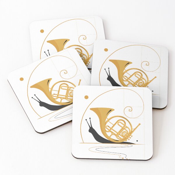 Item preview, French Horn Snail, Funny Music Print, French Horn Player Gift, Whimsical Musical Illustration, Brass Instrument Art, Modern Musical Illustration designed and sold by Studio pod Burom.