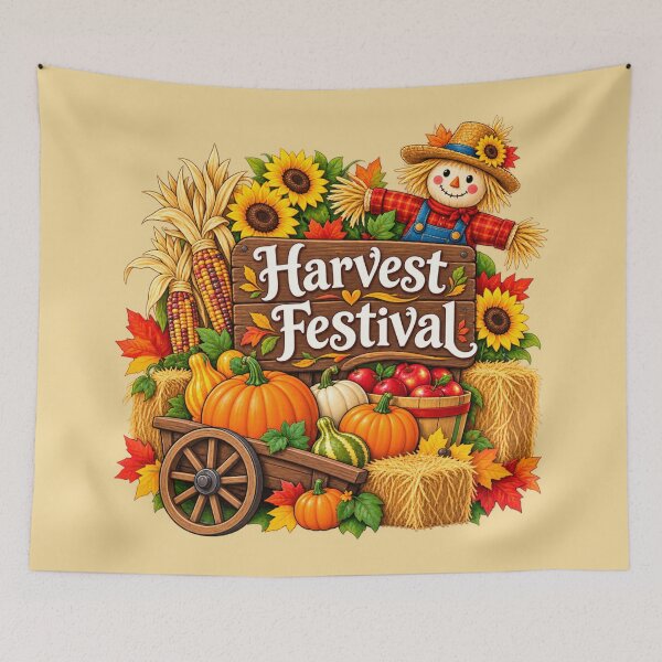 Item preview, Harvest Festival Autumn Fall Design designed and sold by Myra365Art.