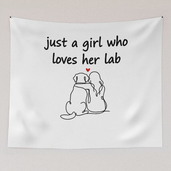 Item preview, Just A Girl Who Loves Her Lab Mom Dog designed and sold by PatternFariss.