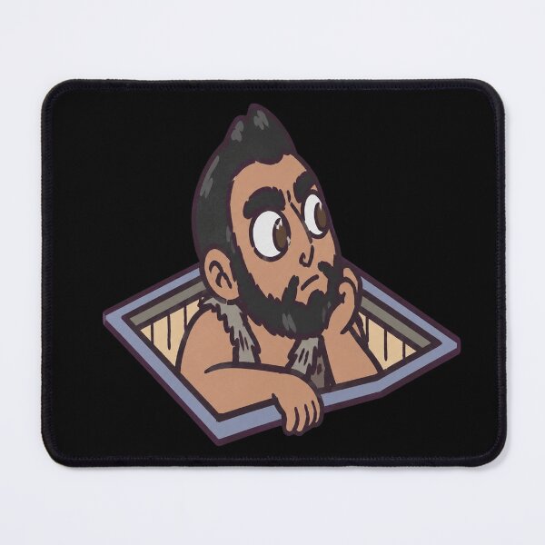 Item preview, Cartoon Man in Hatch designed and sold by RoundtreeBruce.