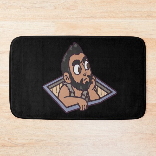 Item preview, Cartoon Man in Hatch designed and sold by RoundtreeBruce.