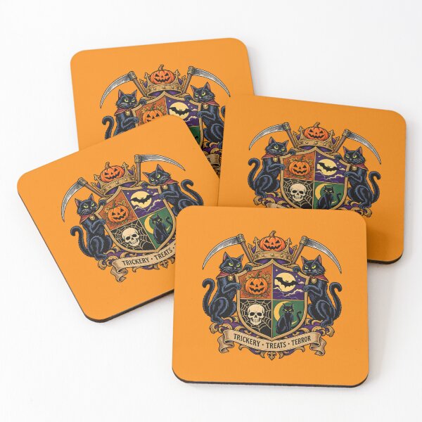 Item preview, Halloween Coat of Arms designed and sold by Cut & Paste Productions.