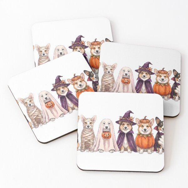 Item preview, Spooky Halloween Corgi Dog Trick Or Treat Costume Squad T-Shirt designed and sold by MaLhari-Market.