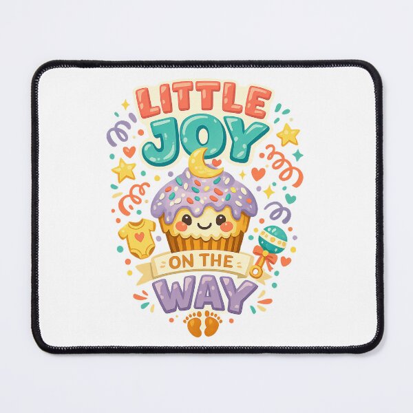 Item preview, Little Joy on the Way Cute Pregnancy Announcement Baby Shower Kawaii Art designed and sold by inkoutninja.