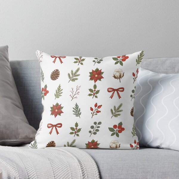 Item preview, Winter Botanicals Christmas Pattern Hand Drawn designed and sold by sdcreations210.