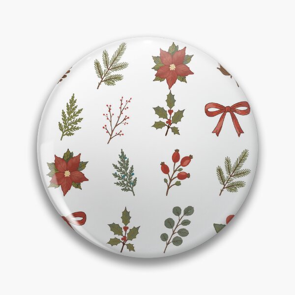 Item preview, Winter Botanicals Christmas Pattern Hand Drawn designed and sold by sdcreations210.