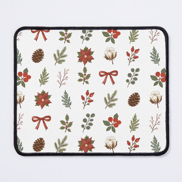 Item preview, Winter Botanicals Christmas Pattern Hand Drawn designed and sold by sdcreations210.