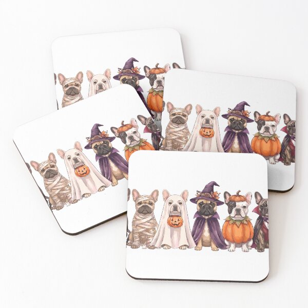 Item preview, Spooky Halloween French Bulldog Costume Squad Frenchie Dog T-Shirt designed and sold by josumitofc.
