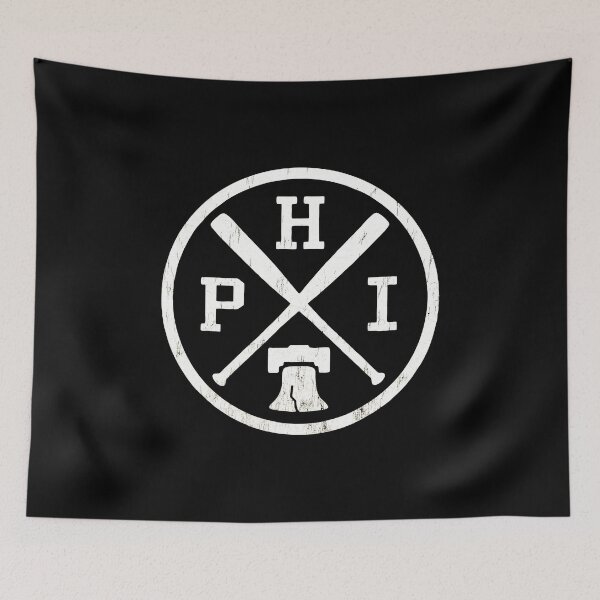 Item preview, Philadelphia Baseball Crossed Bats Liberty Bell Art designed and sold by reishaval.
