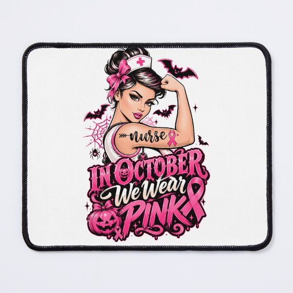 Item preview, Pink Stethoscope Nurse Medical Breast Cancer Awareness Women designed and sold by QuiteOrbit.
