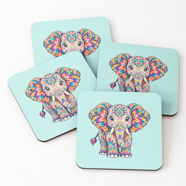 Item preview, Kaleido Mandala Elephant designed and sold by Myra365Art.
