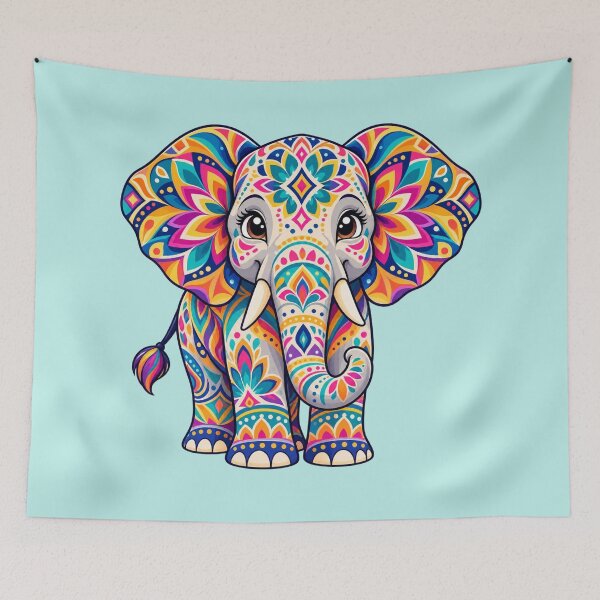 Item preview, Kaleido Mandala Elephant designed and sold by Myra365Art.
