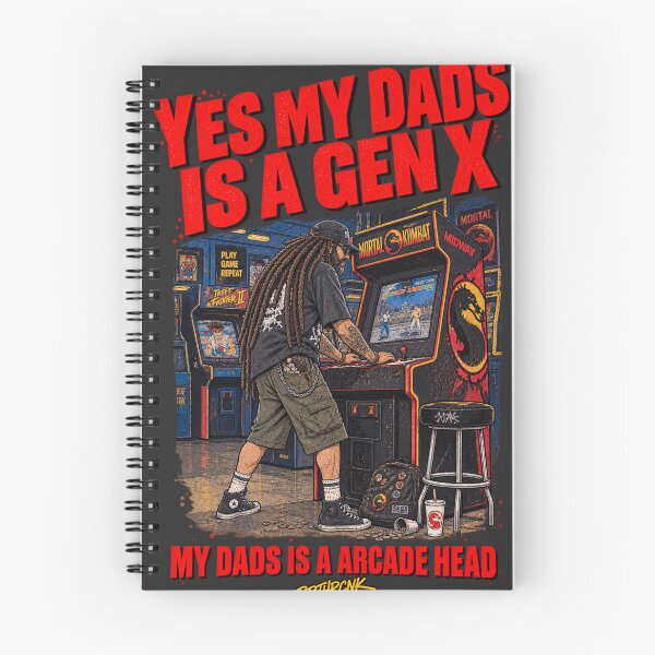 Item preview, Yes My Dads Is A Gen X My Dads Is A Arcade Head - Retro Arcade Art designed and sold by BRTHRCNK01.