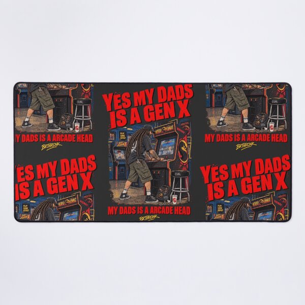 Item preview, Yes My Dads Is A Gen X My Dads Is A Arcade Head - Retro Arcade Art designed and sold by BRTHRCNK01.