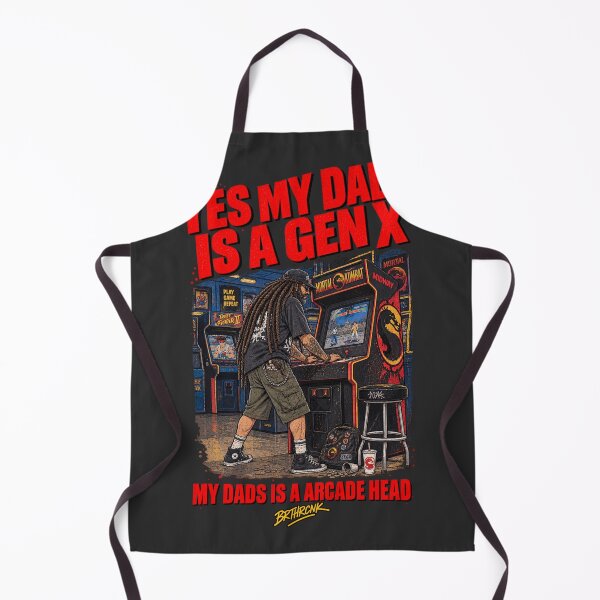 Item preview, Yes My Dads Is A Gen X My Dads Is A Arcade Head - Retro Arcade Art designed and sold by BRTHRCNK01.