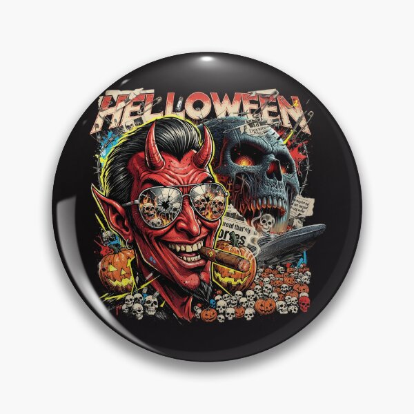 Item preview, Halloween Demon Cigar Glasses Pumpkin Skull designed and sold by Voodoo Store Paranormal Collections.