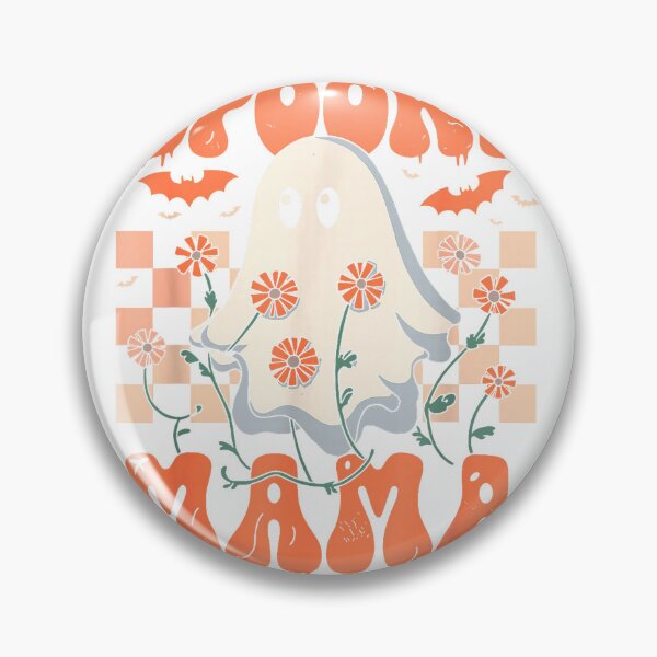 Item preview, Spooky Mama Groovy Vintage Ghost Halloween Spooky Mom Mother T-Shirt designed and sold by Stickerbynp1.