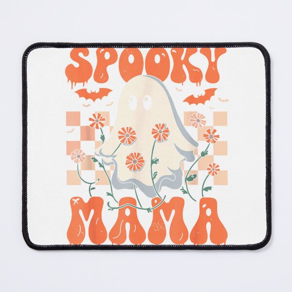 Item preview, Spooky Mama Groovy Vintage Ghost Halloween Spooky Mom Mother T-Shirt designed and sold by Stickerbynp1.