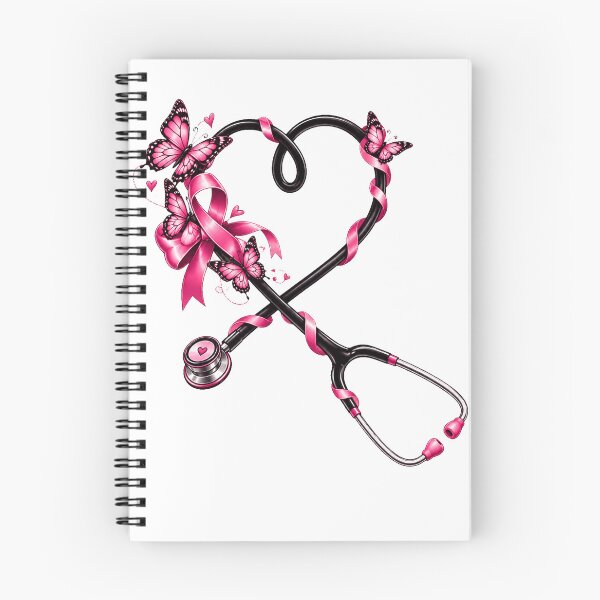 Item preview, in October We Pink Nurse Life Ribbon Nursing Breast Cancer designed and sold by QuiteOrbit.
