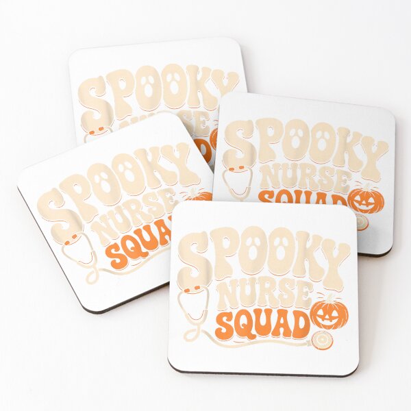 Item preview, Spooky Nurse Squad Halloween Nursing RN Healthcare Team T-Shirt designed and sold by fine line.
