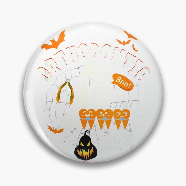 Item preview, Spooky Orthodontic Halloween Crew Ghost Ortho Squad Dental T-Shirt designed and sold by teluguredbubble.
