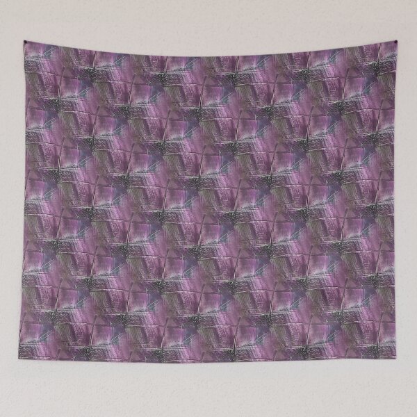 Item preview, Grunge Cross Abstract in Mauve and Blue designed and sold by Artistestella.