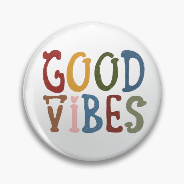 Item preview, Good vibes groovy lettering designed and sold by pinkyfish1010.