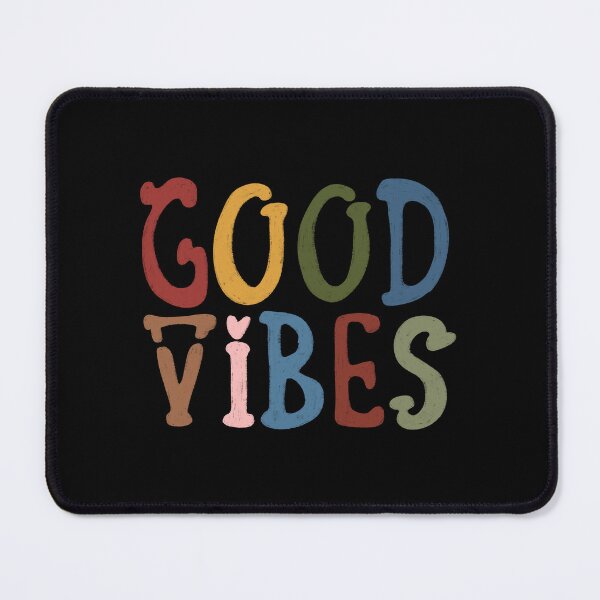 Item preview, Good vibes groovy lettering designed and sold by pinkyfish1010.