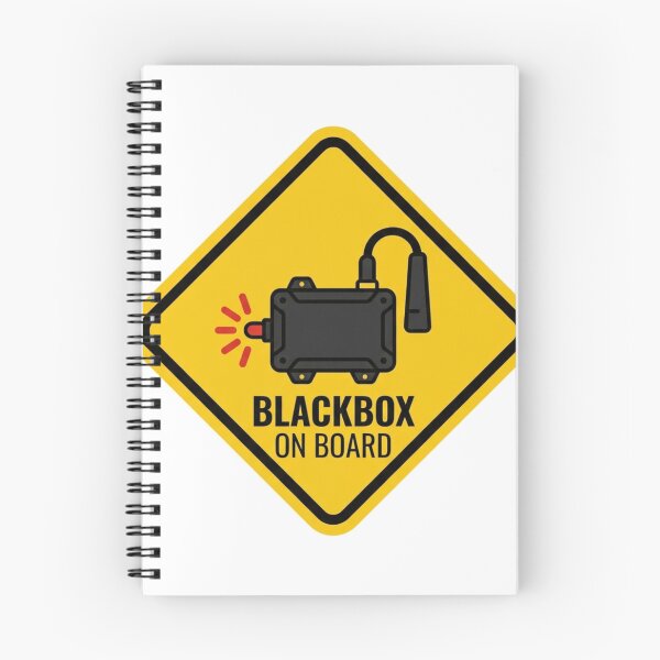 Item preview, Blackbox On Board - Funny Insurance Telematics Warning Sign Sticker designed and sold by katiecorners.
