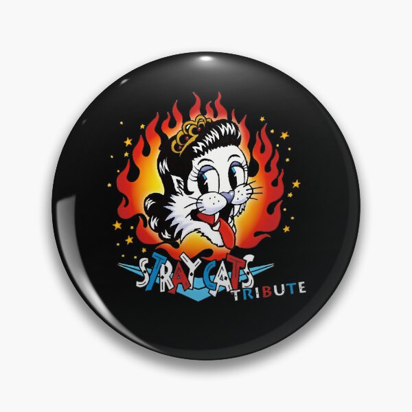Item preview, Stray Cats Tribute Vintage Rockabilly Cat designed and sold by Mystic-Misfitse.
