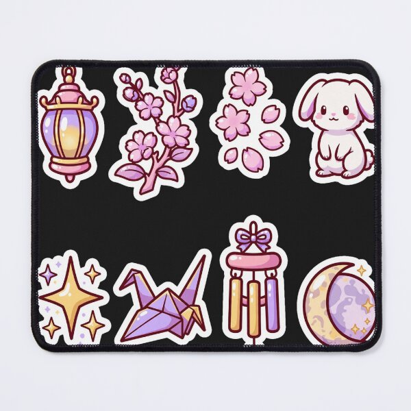 Item preview, Sakura Lantern Planner Sticker Sheet designed and sold by LunaGlow Studio.