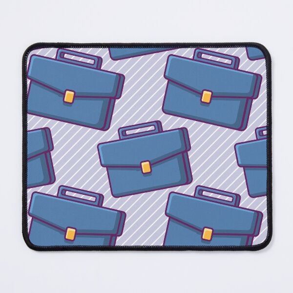 Item preview, Retro Blue Briefcase Pattern designed and sold by werezu.
