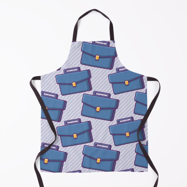 Item preview, Retro Blue Briefcase Pattern designed and sold by werezu.